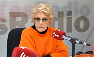 Lola Herrera, en una visita a esRadio | Archivo