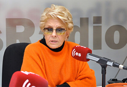 Lola Herrera, en una visita a esRadio | Archivo