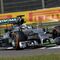 Hamilton, el más rápido de los viernes: El piloto británico dominó los entrenamientos libres en otra jornada de dominio de Mercedes. | EFE