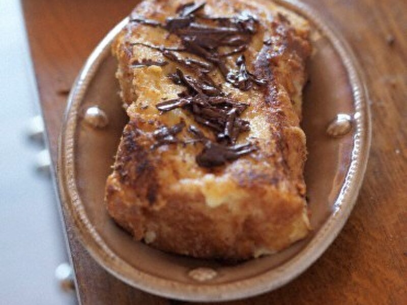 Torrija de chocolate