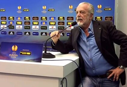 Histórico enfado del presidente del Nápoles contra Platini y el fútbol español