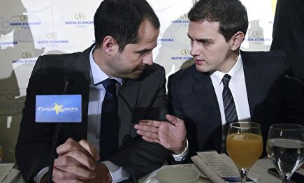 Ignacio Aguado y Albert Rivera, en una imagen de archivo. | EFE