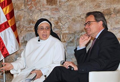 Caram, con Artur Mas en una imagen de archivo. | EFE