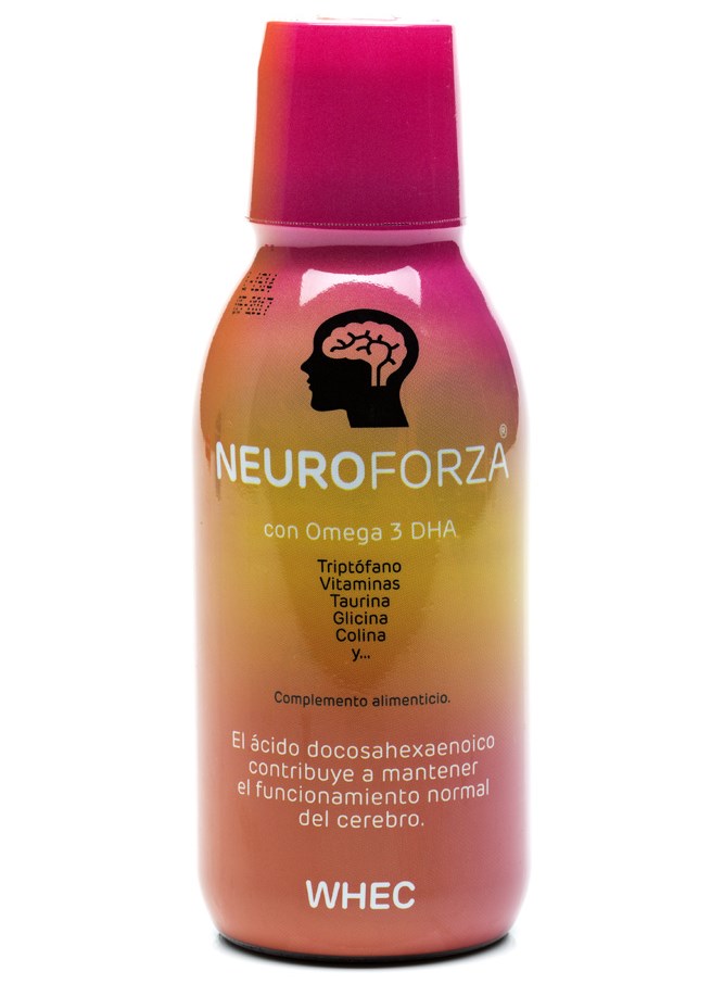 Neuroforza es un jarabe elaborado a base de aceite de pescado, aminoácidos, minerales y vitaminas. | WHEC