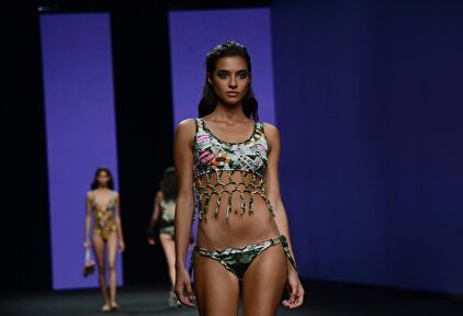 Rocío Crusset en la pasarela canaria