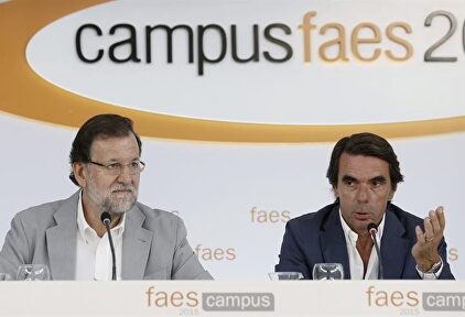 Rajoy y Aznar este domingo juntos en el Campus FAES | EFE
