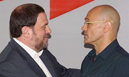 Junqueras y Romeva en una imagen de archivo. | EFE