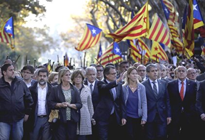 Declaración de Mas en el TSJC en 2015 | EFE