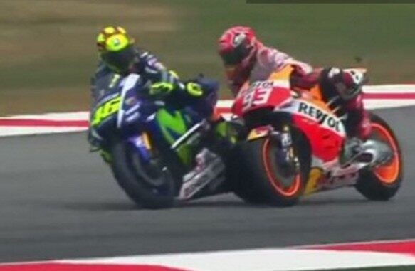 La coz de Rossi Valentino-rossi