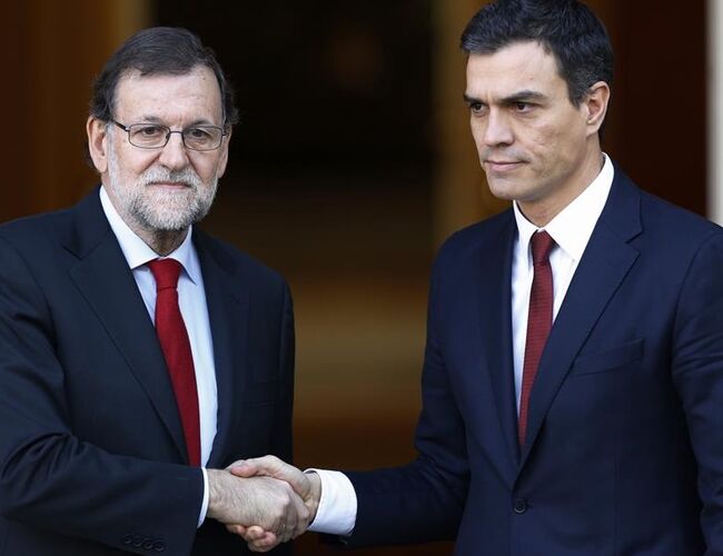 Resultado de imagen de fotos de Rajoy y Sanchez