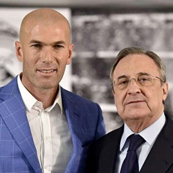Zidane y Florentino en una fotografía de archivo | EFE
