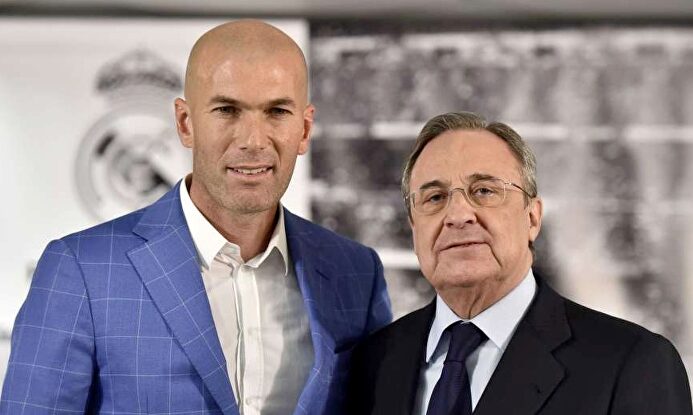 Zidane y Florentino en una fotografía de archivo | EFE