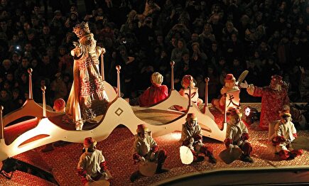 Un momento de la cabalgata de Barcelona de hace unos años | EFE