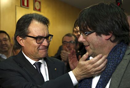 Artur Mas y Carles Puigdemont en una imagen de archivo. | EFE