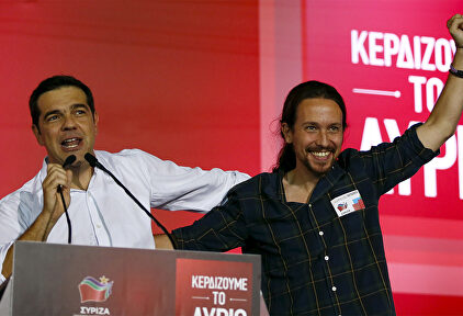 Alexis Tsipras y Pablo Iglesias, en una imagen de archivo | Cordon Press