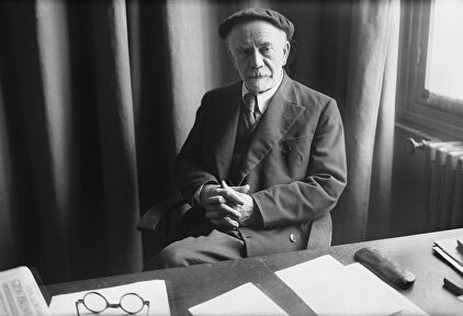 Pio Baroja en la Universidad de Paris en 1938 | Cordon Press