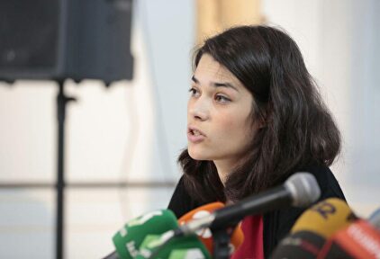 La portavoz de Podemos en Madrid, Isabel Serra | Twitter