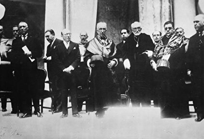 Miguel de Unamuno, en la Universidad de Salamanca | Cordon Press
