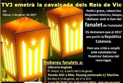 Campaña para convertir la cabalgata de los Reyes Magos en un acto separatista | ANC