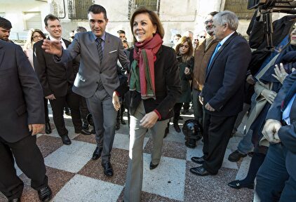 La exministra de Defensa, María Dolores de Cospedal, socia principal de SMS Albiñana & Suárez de Lezo | EFE