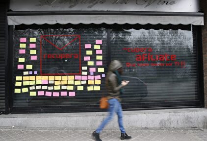 El local alquilado por los críticos del PSOE | EFE