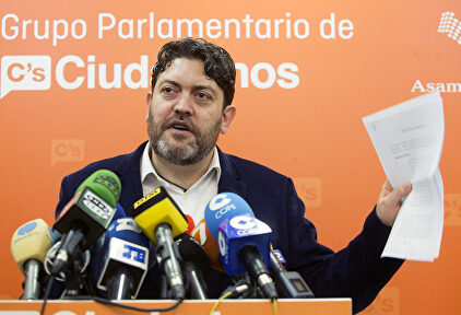 El líder de Ciudadanos en Murcia, Miguel Sánchez. | EFE