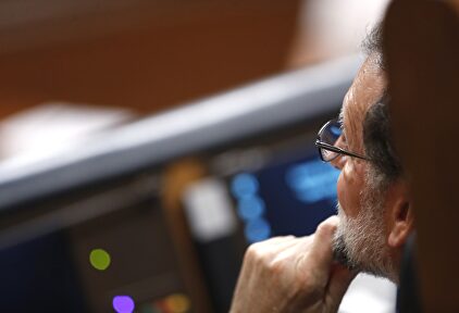 Rajoy, en una imagen en la reciente moción de censura | EFE