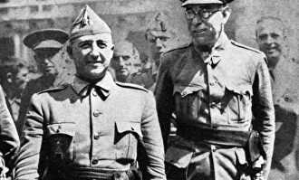 Francisco Franco junto a Emilio Mola | Alamy