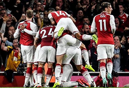 El Arsenal celebra un gol en la Premier League | EFE