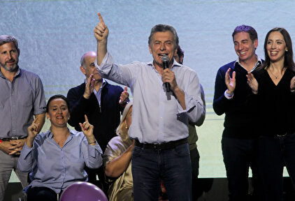 Macri, celebrando su victoria | EFE