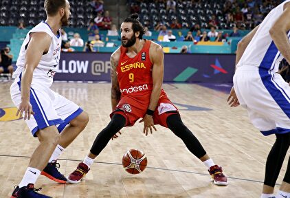 Ricky Rubio con España. | EFE
