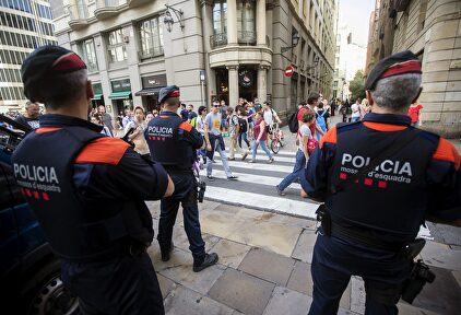 Agentes de los Mossos d´Esquadra. | EFE