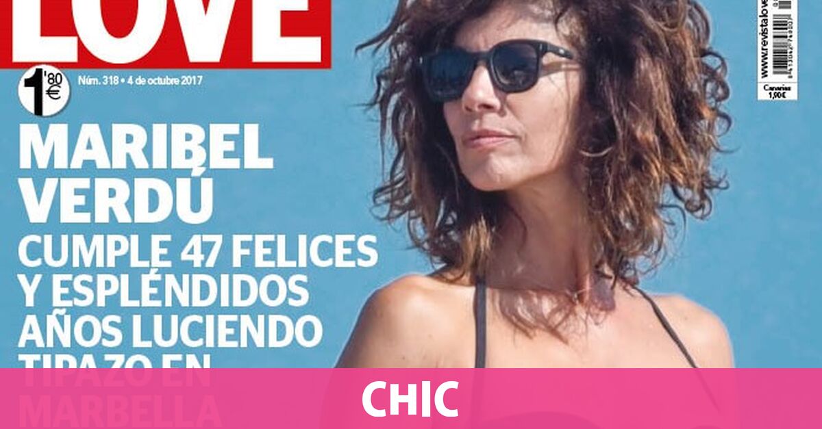 Maribel Verd Espl Ndida En La Playa De Marbella A Sus A Os Chic