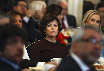 Soraya Sáenz de Santamaría en una foto de archivo. | EFE