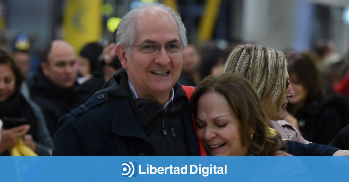 El Opositor Venezolano Antonio Ledezma Llega A Madrid Venezuela Est