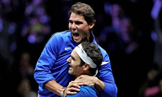 Nadal y Federer representando a Europa en la Laver Cup | Cordon Press