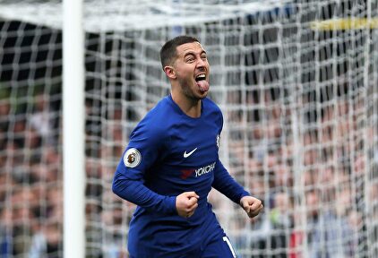 Eden Hazard celebra un gol con el Chelsea la pasada temporada. | Archivo