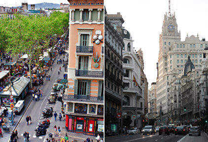 Las Ramblas y Gran Vía | Cordon Press