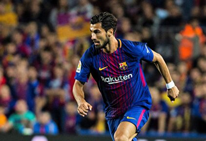 André Gomes, en un partido con el Barcelona. | Archivo