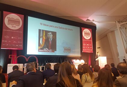 Feijóo en la clausura del 100 Consejos 2018 hoy en la Ciudad de la Cultura | EsRadio Galicia