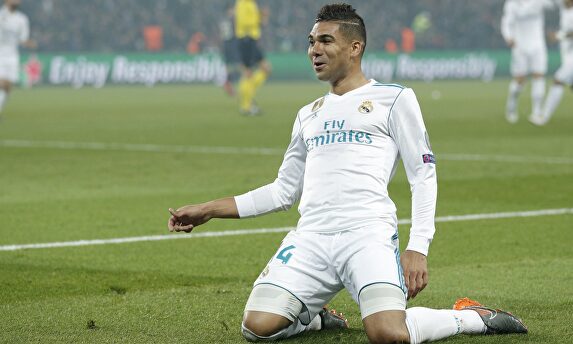 Casemiro, con el Real Madrid. | EFE
