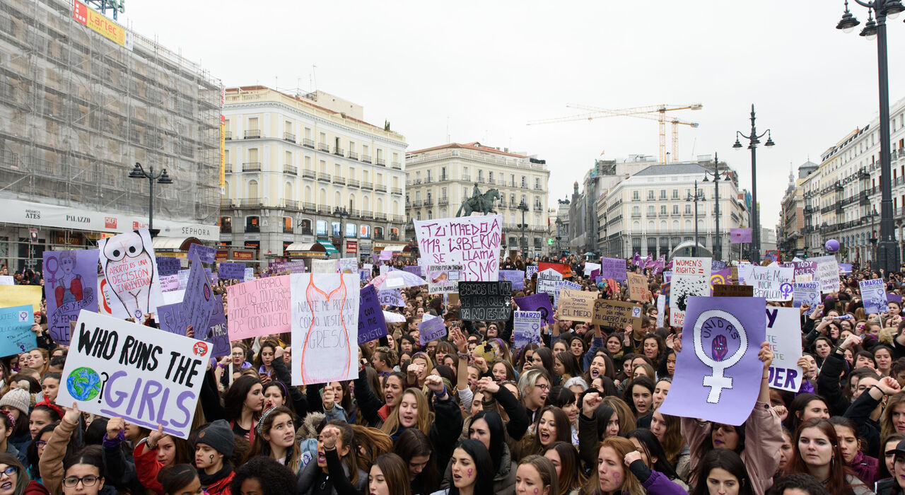 La Huelga Feminista Del De Marzo En Madrid Libertad Digital