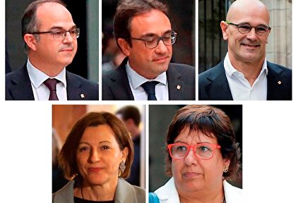 Los separatistas enviados a prisión. | EFE