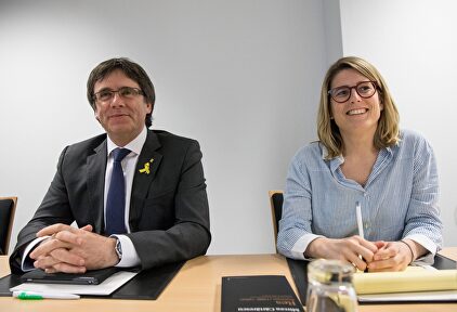 Puigdemont y Artadi este sábado en Berlín | EFE