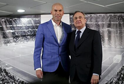 Florentino Pérez y Zidane. | EFE