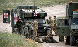 Accidente en un lanzamiento paracaidista. | EFE