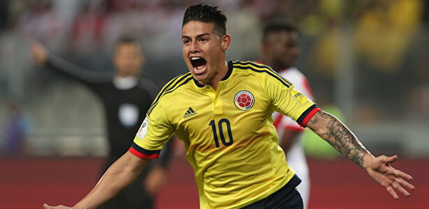 James Rodríguez con Colombia. | Instagram