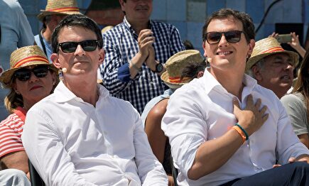 Manuel Valls y Albert Rivera, en una imagen de archivo. | EFE