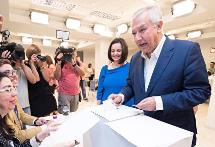 Javier Arenas, votando el pasado jueves | EFE
