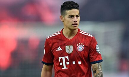 James con el Bayern. | EFE